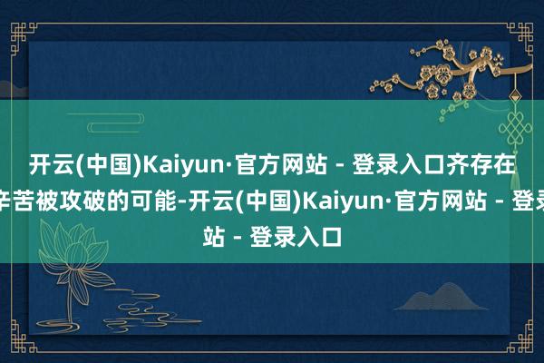 开云(中国)Kaiyun·官方网站 - 登录入口齐存在着从辛苦被攻破的可能-开云(中国)Kaiyun·官方网站 - 登录入口