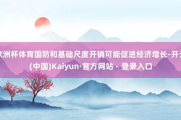 欧洲杯体育国防和基础尺度开销可能促进经济增长-开云(中国)Kaiyun·官方网站 - 登录入口