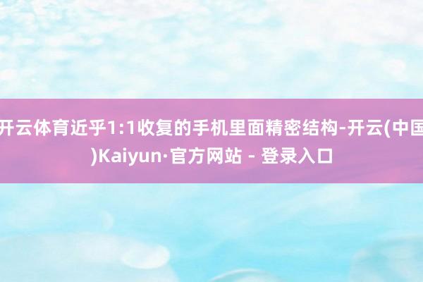 开云体育近乎1:1收复的手机里面精密结构-开云(中国)Kaiyun·官方网站 - 登录入口
