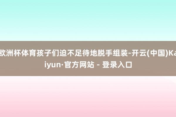 欧洲杯体育孩子们迫不足待地脱手组装-开云(中国)Kaiyun·官方网站 - 登录入口
