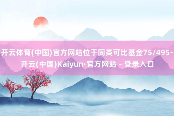 开云体育(中国)官方网站位于同类可比基金75/495-开云(中国)Kaiyun·官方网站 - 登录入口